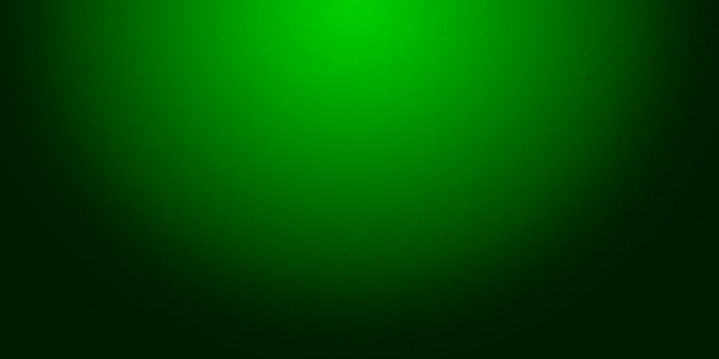Green Background abstract with lighting lines digital concept
